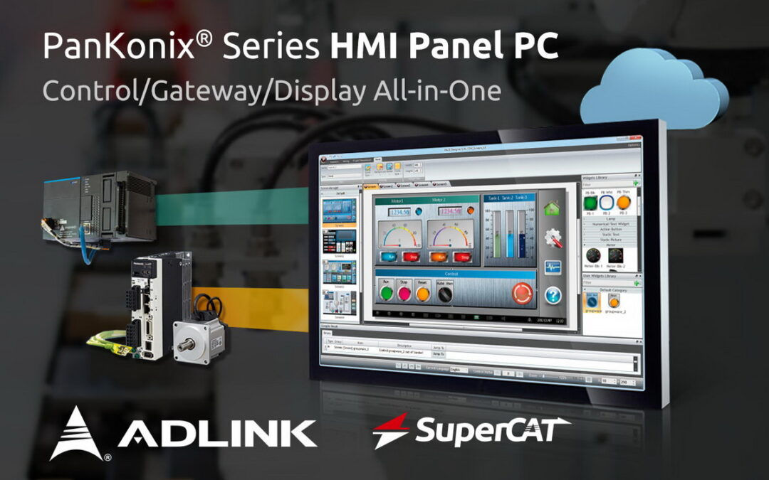 凌華科技推出 PanKonix HMI 觸控平板電腦，提供順暢無阻的運動控制及資料管理功能