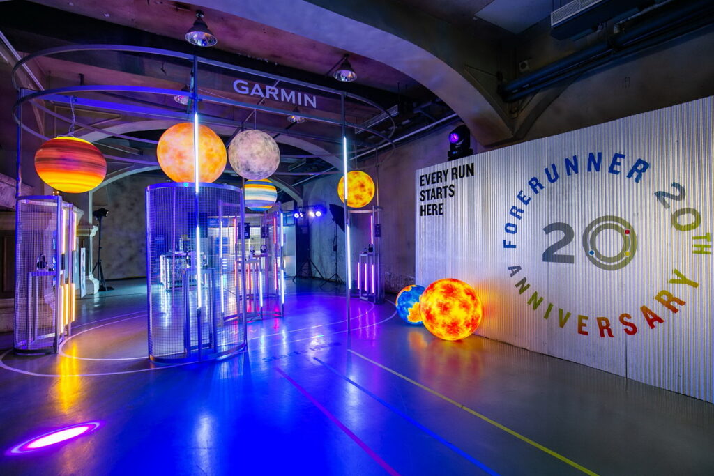 Garmin以「每個跑者都是行星」為主軸，，3月18日至精心打造「FORERUNNER 20週年行星跑者特展」