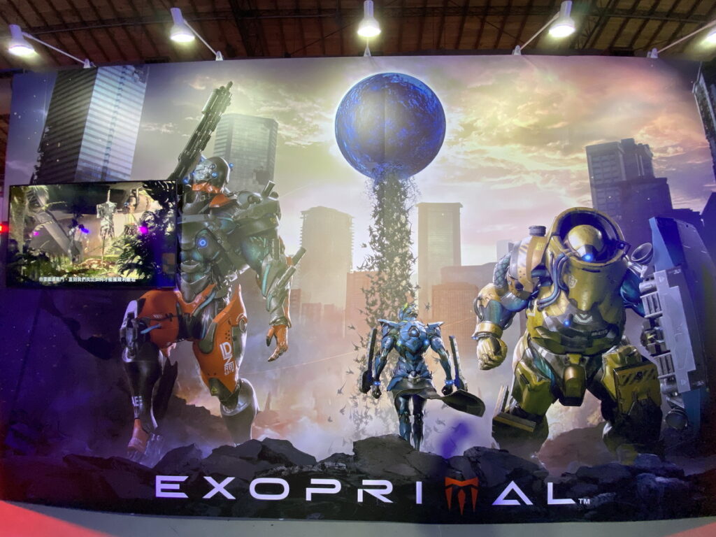 傑仕登電玩嘉年華1號倉庫_IP 線上專用團隊對戰動作遊戲《Exoprimal》也將在現場展出大型打卡牆