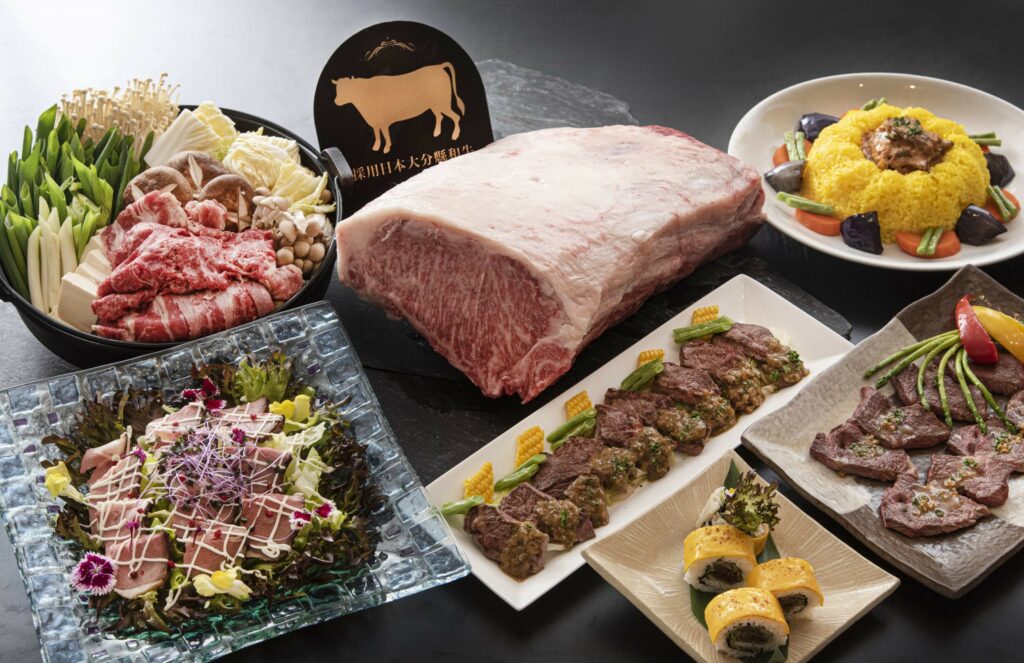 大倉久和大飯店2F歐風館自助餐廳即日起至4月30日推出「大分和牛饗宴」。