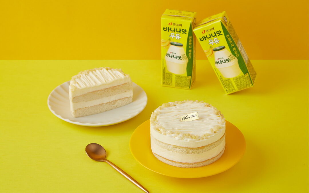 起士公爵 X 韓國第一國民品牌Binggrae 重磅推出：全台首款「韓國香蕉牛奶生乳酪蛋糕」