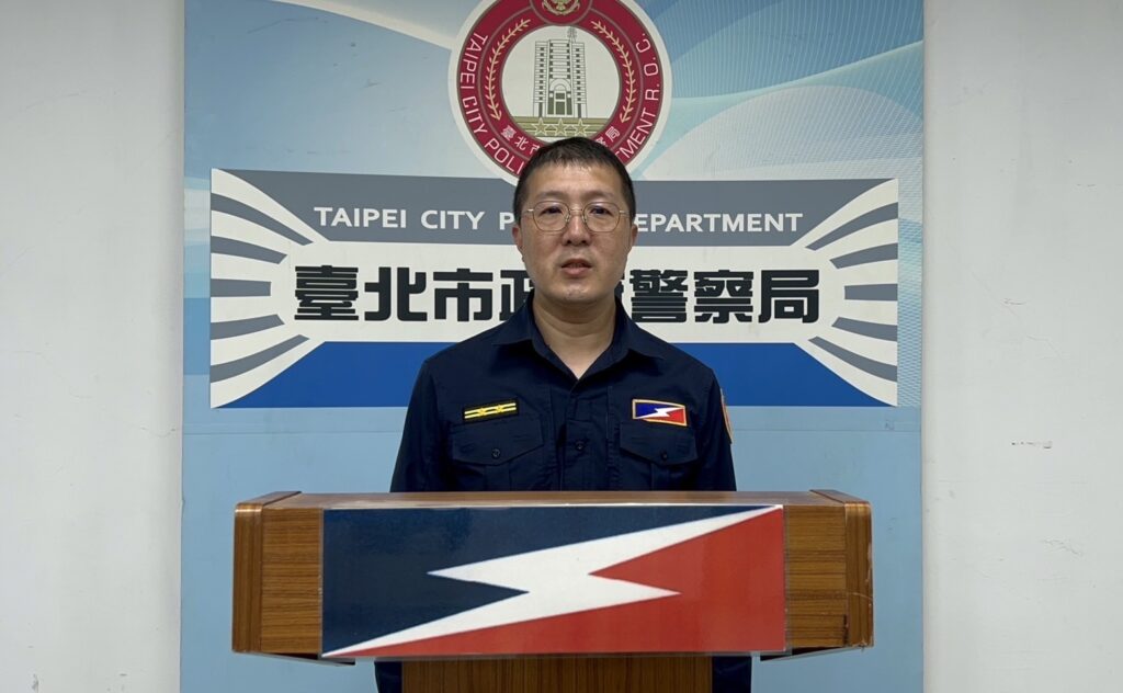 臺北市保安警察大隊第一中隊副中隊長李真旺。