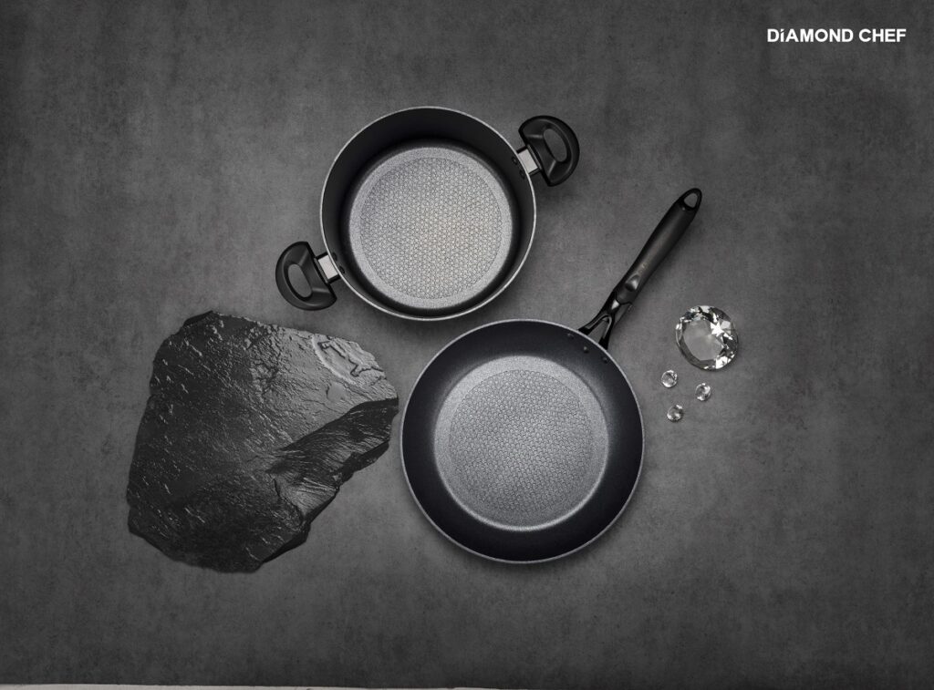 「Diamond Chef」，以劃時代黑科技-奈米級黑金石墨烯打造全新廚具系列