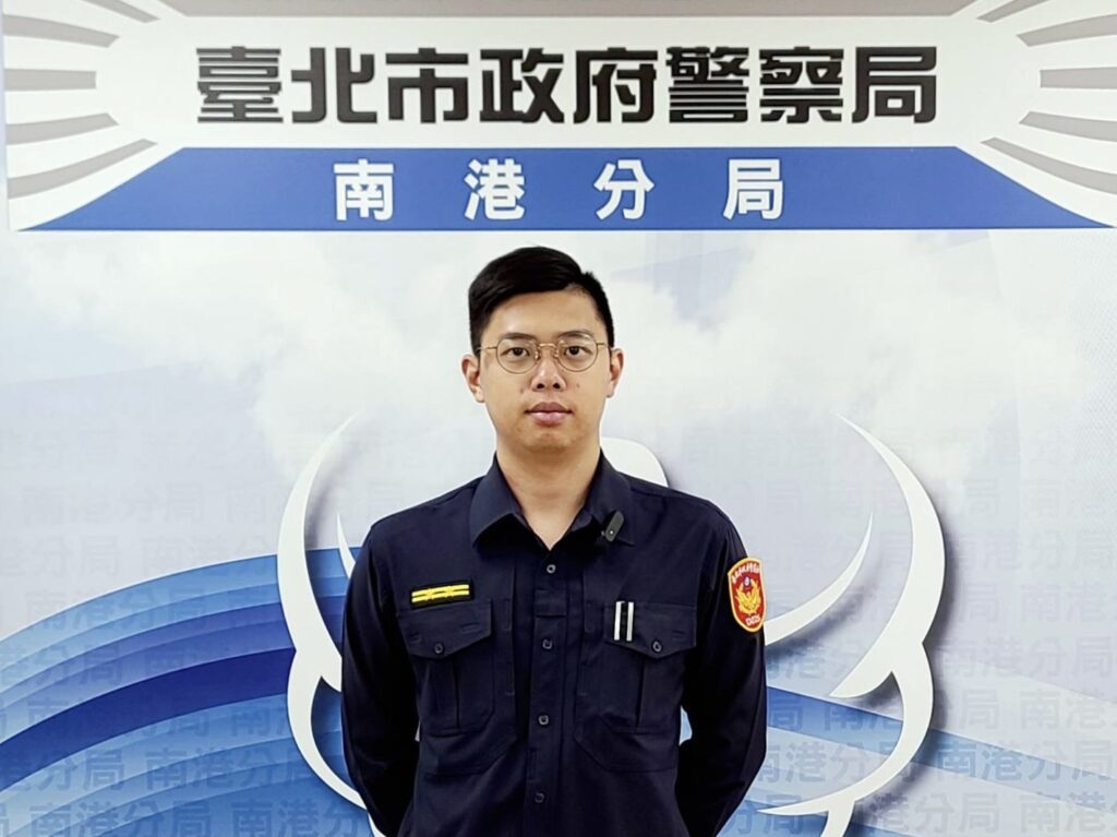 同德派出所所長潘志東說明畫面