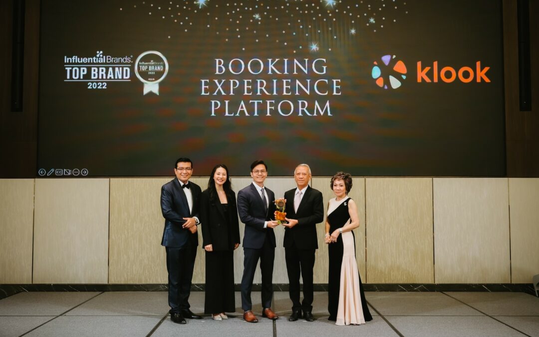 Klook榮獲亞洲首選預訂體驗平台