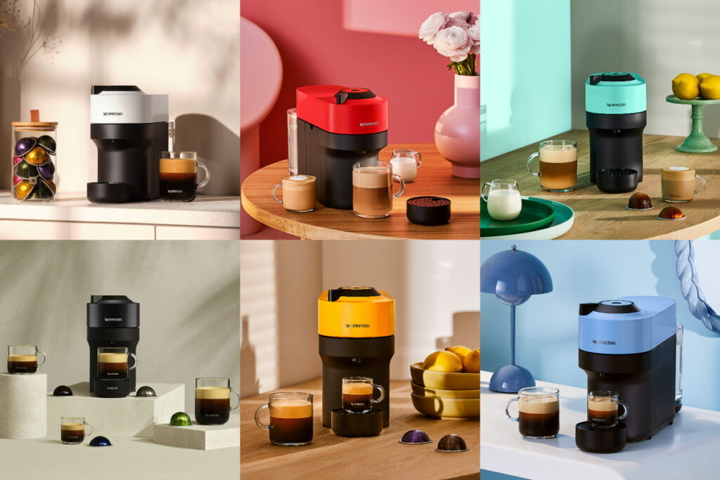 VERTUO POP咖啡機大膽玩色設計，為居家生活注入時尚色彩與咖啡香氣
