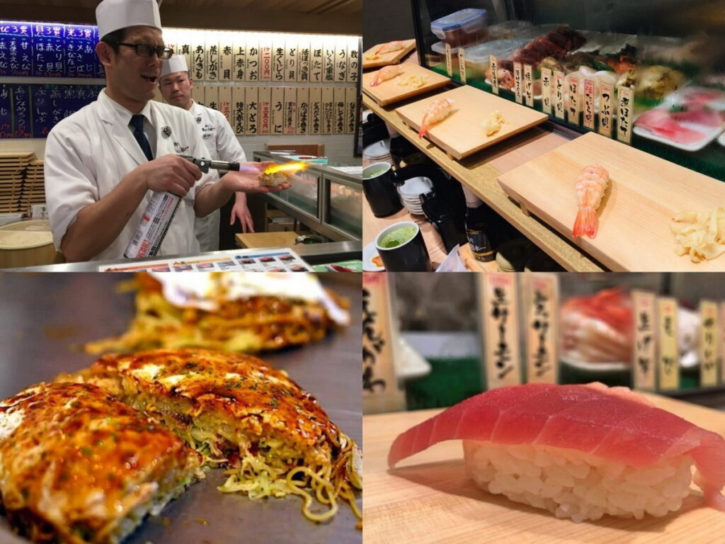 參加由在地導遊所帶領的澀谷美食導覽行程，就能在短時間內享受大阪燒、壽司、拉麵等各種美食，造訪的都是當地老饕才知道的私房店家。（圖片來源：ⒸARIGATO TRAVEL K.K.）