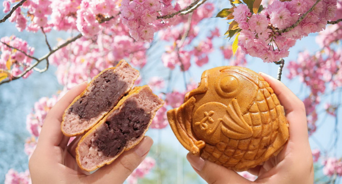 百變萌萌造型雞蛋糕品牌KADOKADO，河津櫻花季粉紅色鯛魚燒登場