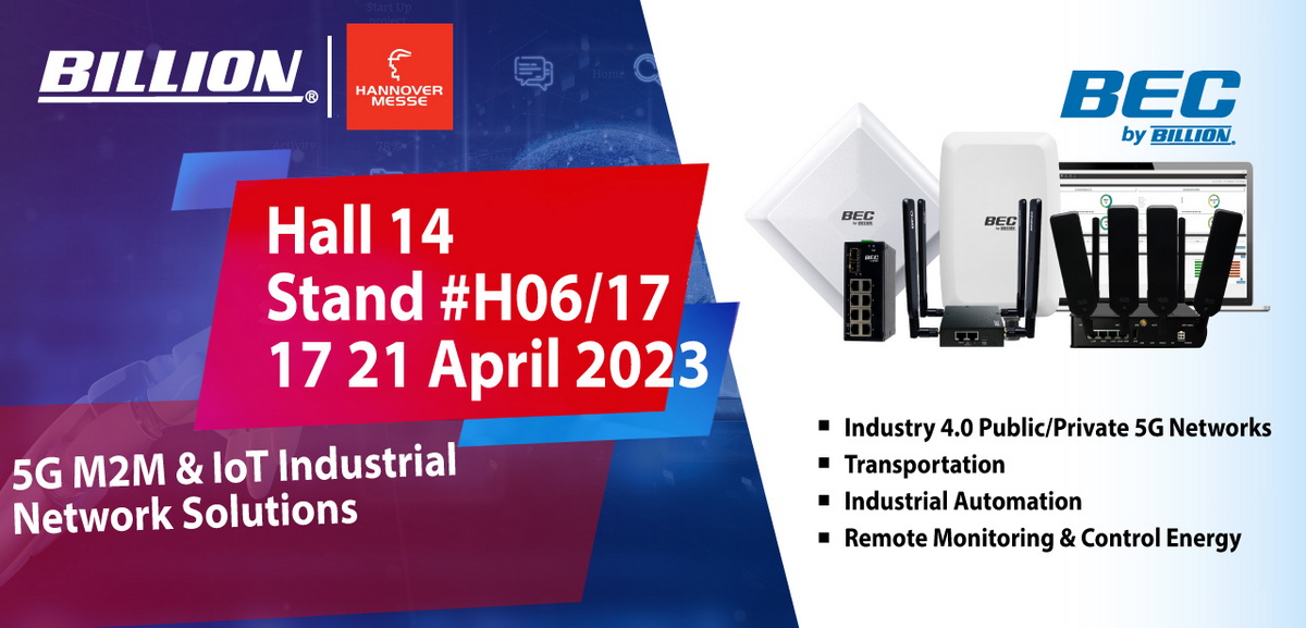 盛達前進漢諾威工業展2023-展出一系列工業網通解決方案