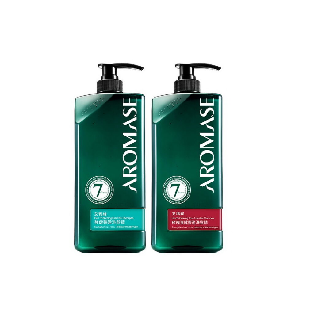 綠活大作戰推薦商品「Aromase 艾瑪絲」草本植萃洗髮精1000ml，2入組活動價1,869元。