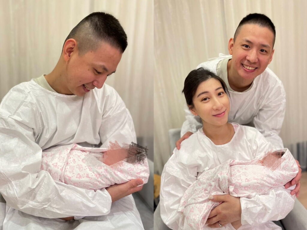 圖說:超貼心施樂冰母親節前出生,料理之王型男主廚施捷夫和老婆Iris喜當爸媽。