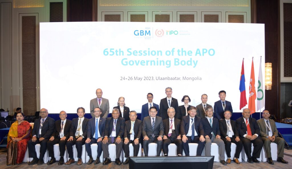 亞洲生產力組織(APO)第65屆理事會議合影