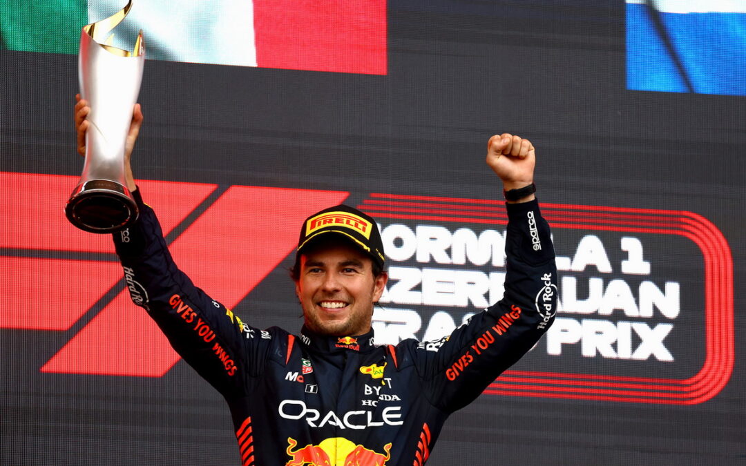 街道賽之王！Pérez在F1亞塞拜然大獎賽奪下本季第二勝，拉近冠軍車手差距