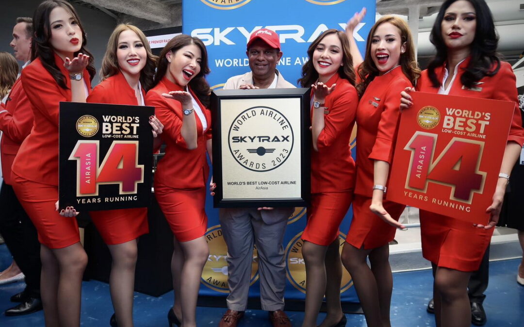 連續14次！AirAsia獲Skytrax世界最佳低成本航空