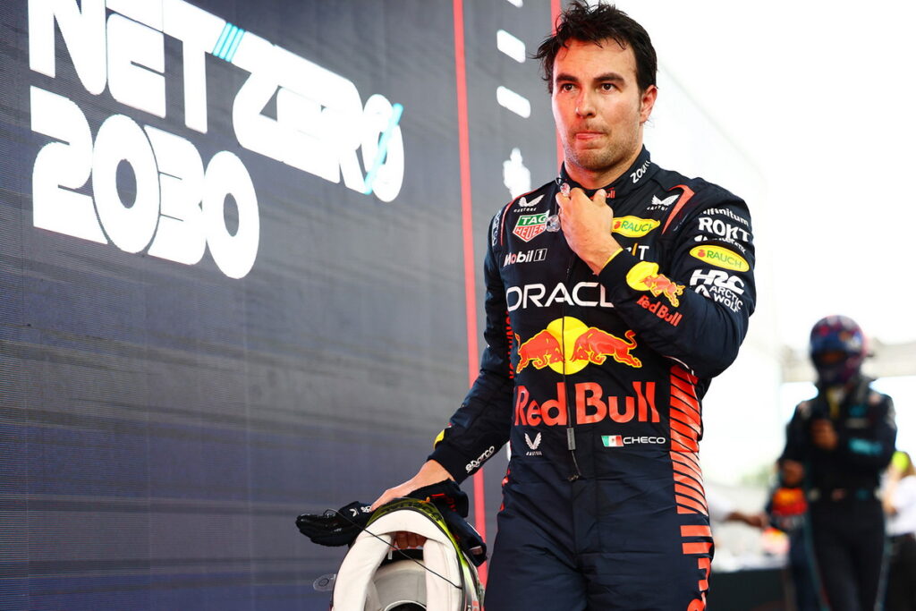 Red Bull車手Sergio Pérez在本季的西班牙大獎賽排名第四。（Red Bull提供）