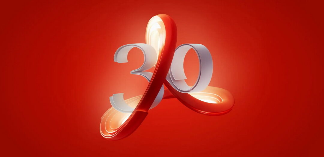 Adobe Acrobat 迎來 30 歲生日！2022年使用者於Acrobat 開啟超過 4000 億份的 PDF 文件