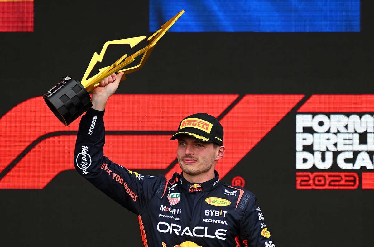 Red Bull 車手Max Verstappen加拿大F1大獎賽再度摘冠，為車隊贏得第100勝(照片提供：Red Bull)