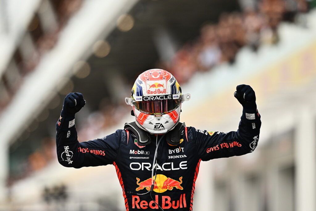 Max Verstappen在F1加拿大大獎賽遙遙領先，克服氣溫偏低讓輪胎不利運行的困難，以優異成績得勝。(照片提供：Red Bull)