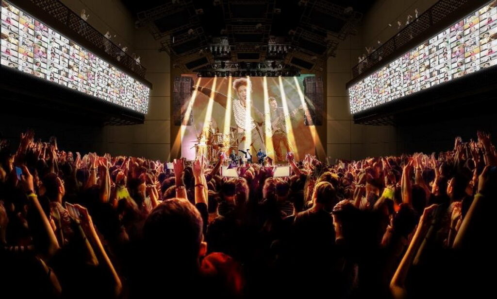 音樂廳「Zepp Shinjuku (TOKYO)」，採用特殊空間設計，拉近觀眾與歌手的距離，並運用最新影像設備提供臨場感超群的音樂體驗。（©️TOKYU KABUKICHO TOWER）
