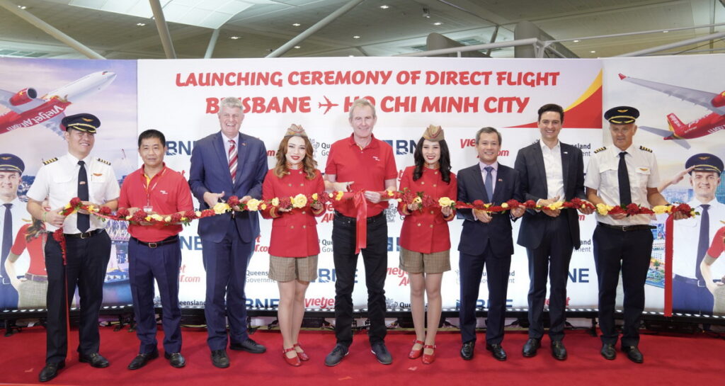 越南與昆士蘭省間的直飛航線首度於6月16日正式推出
