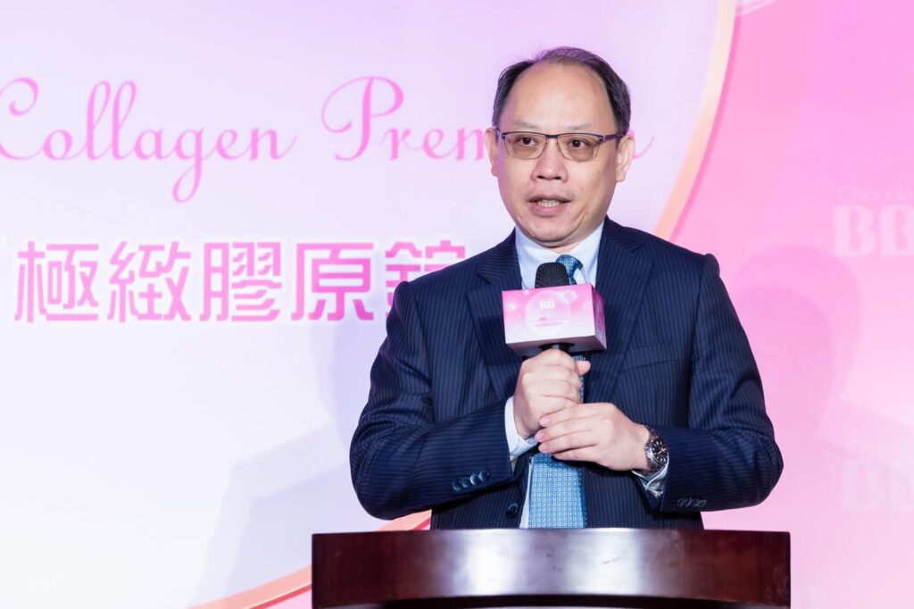 衛采製藥股份有限公司副董事長胡耀中。