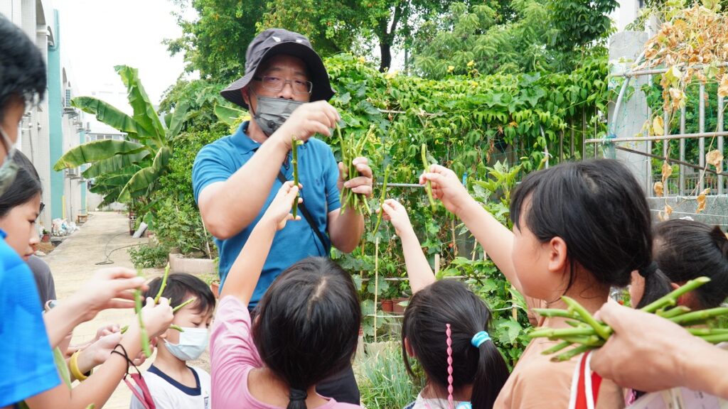 生態農園導覽體驗，寓教於樂。（圖/五權社區大學提供）