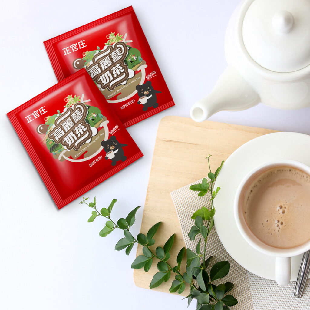 奶茶控必收！正官庄攜手3點1刻推台灣限定「高麗蔘奶茶」一推出即風靡台韓，成為台灣必Buy伴手禮。