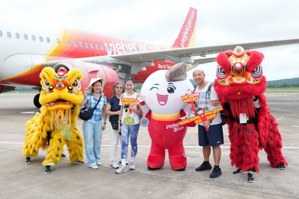 ：越捷航空恢復香港至富國島、峴港航班