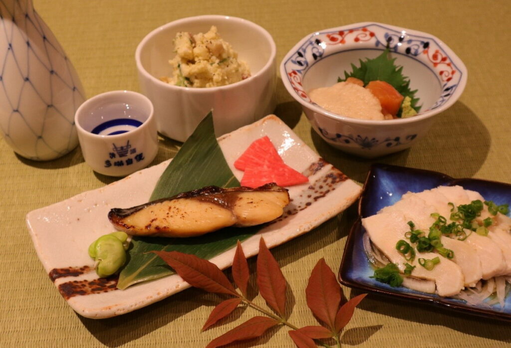 「酒坊多滿自慢」的餐廳「Kitchen & Bar田之實」，烹調出與日本酒最對味的料理。