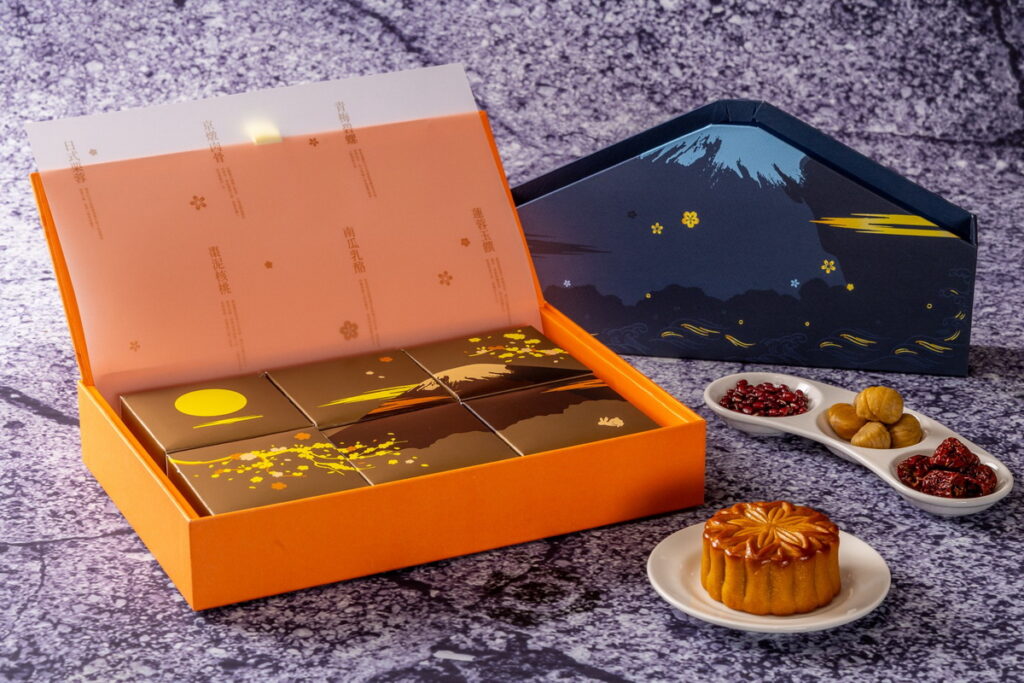 富士大飯店「月映富士」月餅手工禮盒帶您回味富士山的白天與黑夜
