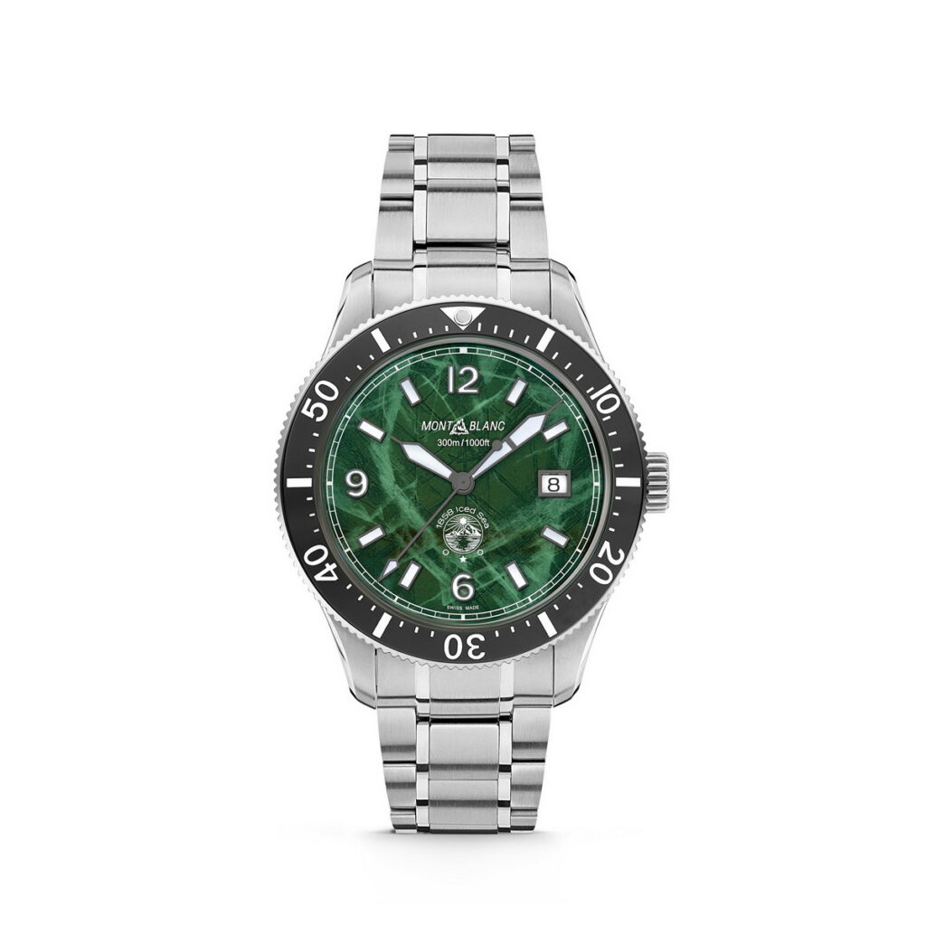 微風廣場-MONTBLANC  1858系列Iced Sea日期顯示自動腕錶(直營專賣店限定款) 推薦價115,500元