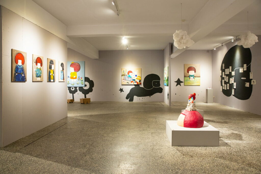 當代藝術家寧芮潔本次個展展品豐富，高達約80件