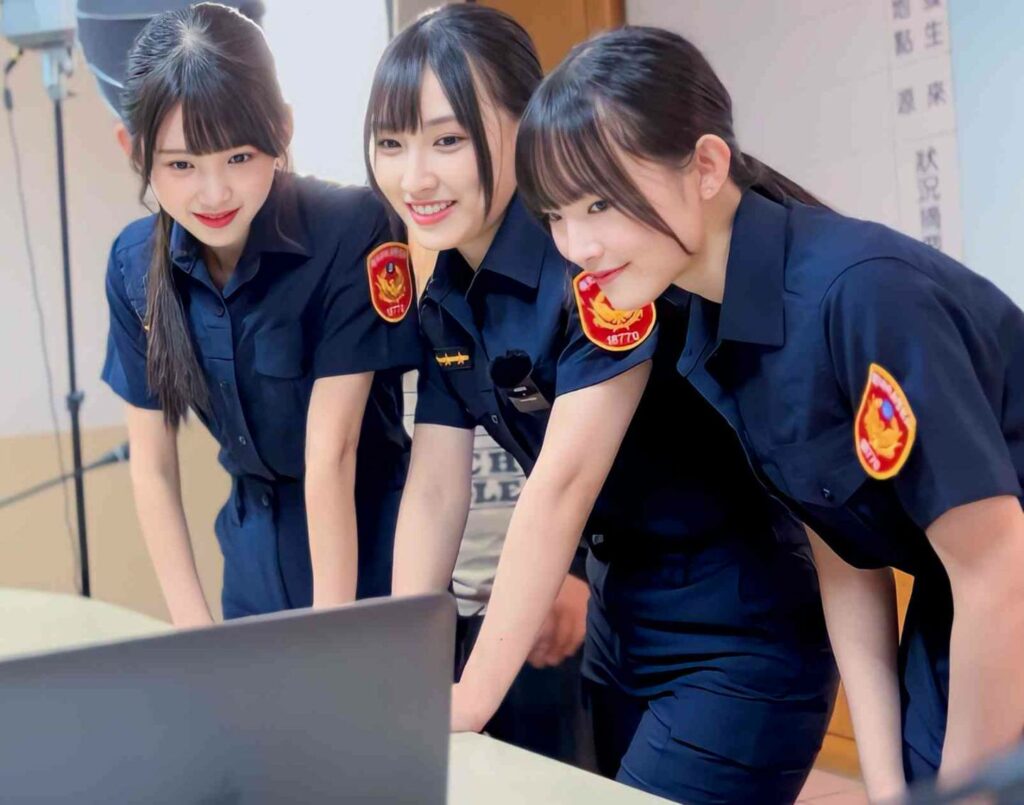人氣女團AKB48 Team TP受邀擔任新北市警局樹林分局擔任反詐欺宣導影片主角一起反詐騙