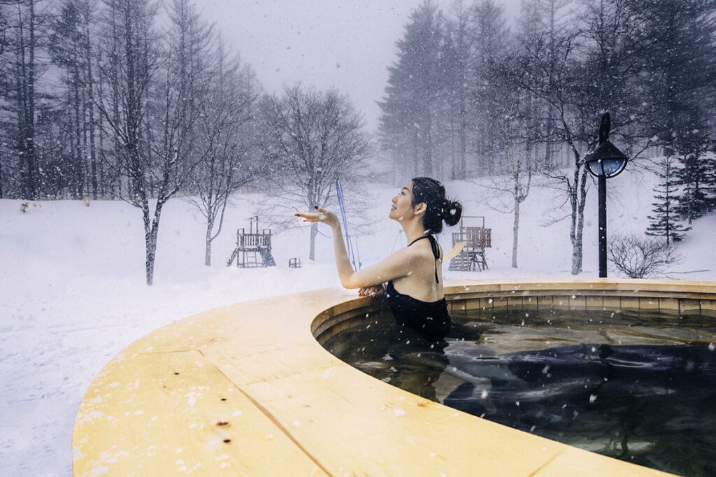  Sahoro 設有露天加拿大浴，滑雪後放鬆擺脫疲累