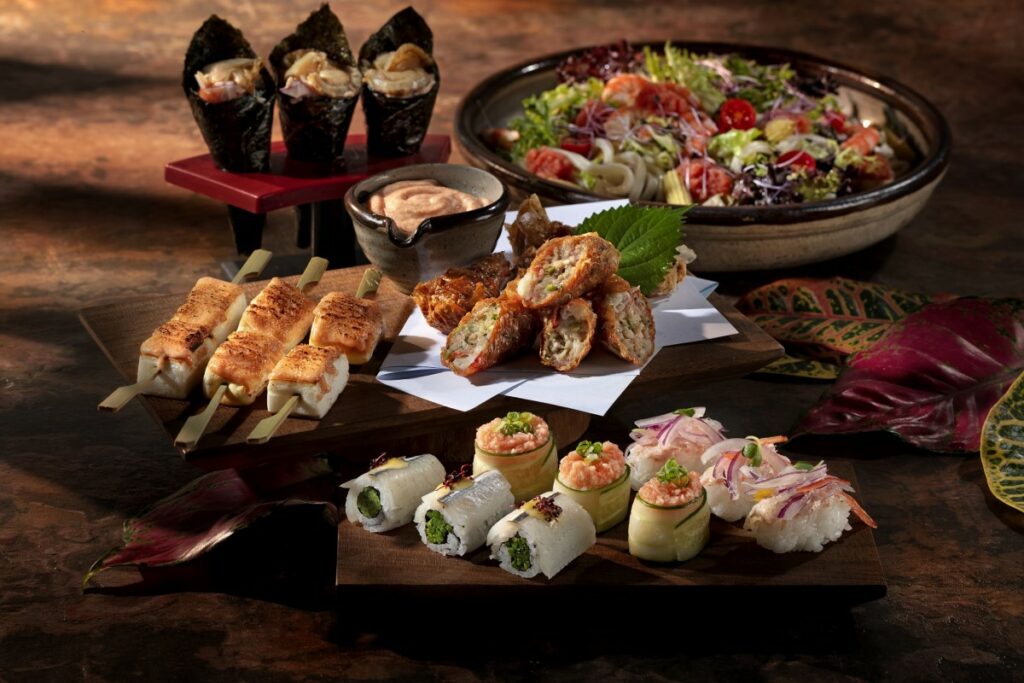 欣葉日本料理以福岡名物「明太子」為主題，演繹多道期間限定的驚喜美味。圖/欣葉日本料理提供