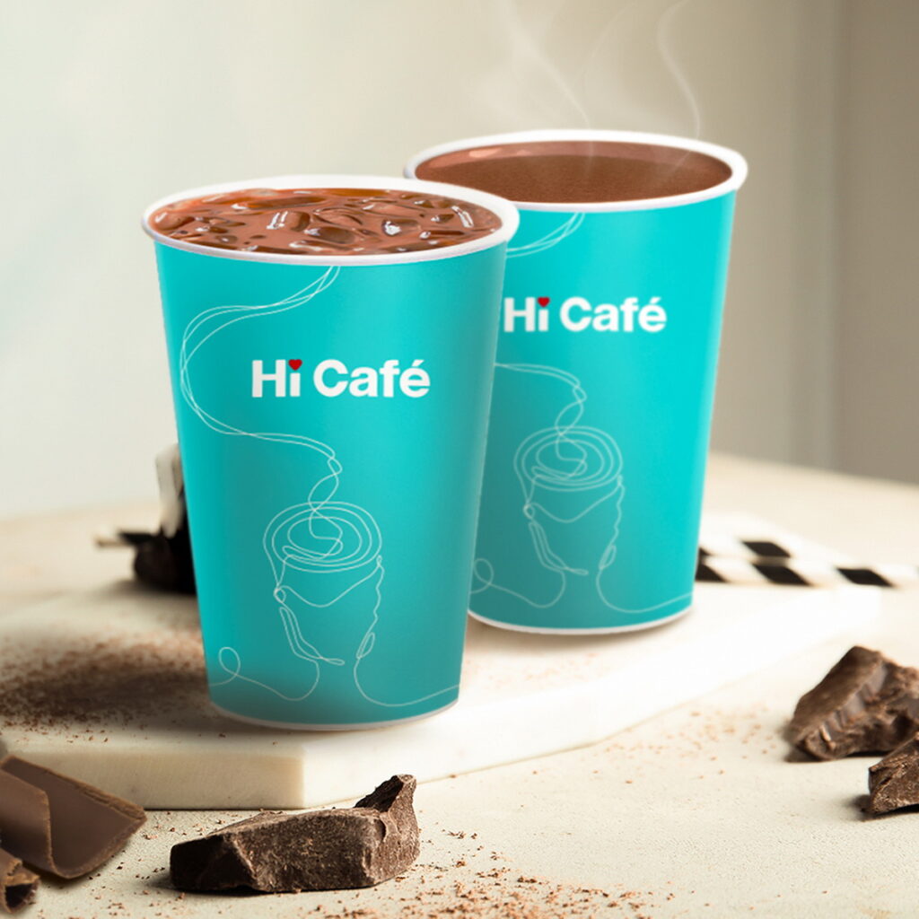 萊爾富9月20日至10月17日推出新上市的Hi Café大杯冰熱巧克力歐蕾，單杯售價50元，活動期間享單杯新品嚐鮮價只要39元