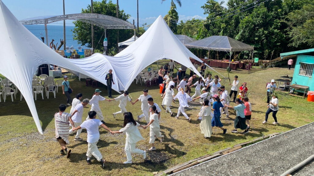 宜蘭縣頭城鎮東北角禱告山舉辦的「宜蘭國際住棚文化藝術節」