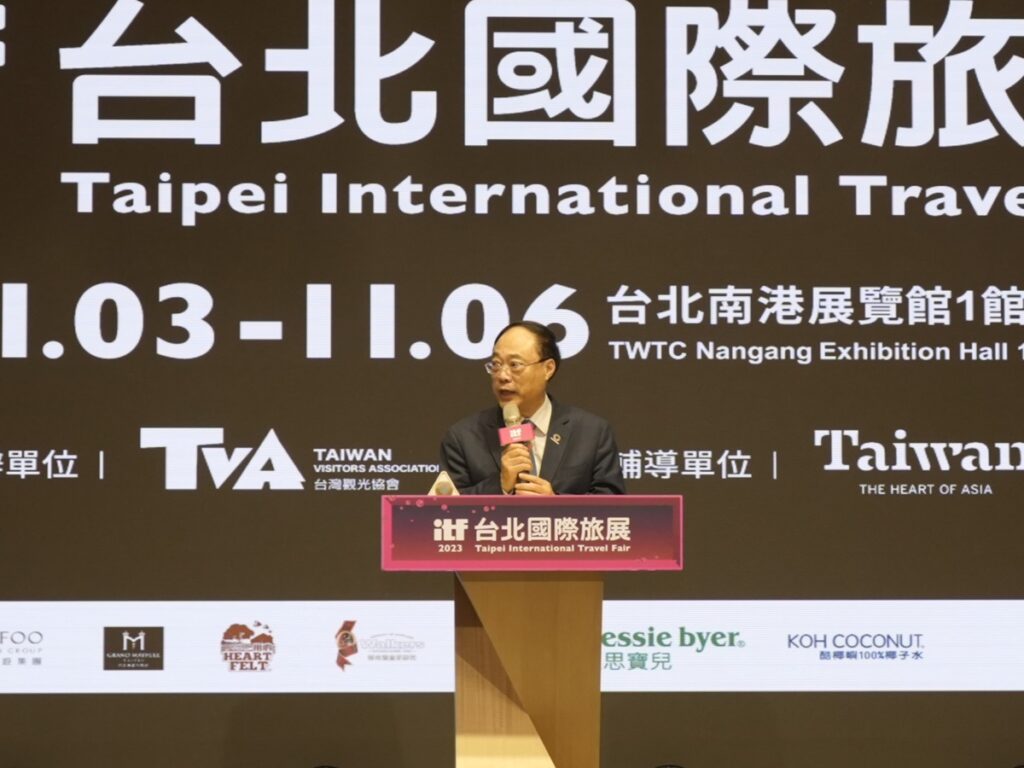 交通部觀光署周永暉署長表示，ITF是重要的B2B平台，舉辦超過1000場次的旅遊交易會，讓世界走進台灣。