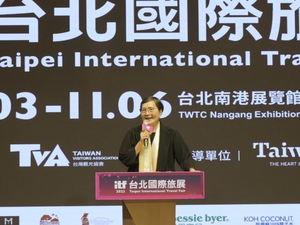 台灣觀光協會葉菊蘭會長表示，相信在ITF台北國際旅展的帶動下，可以帶動觀光旅遊業復甦
