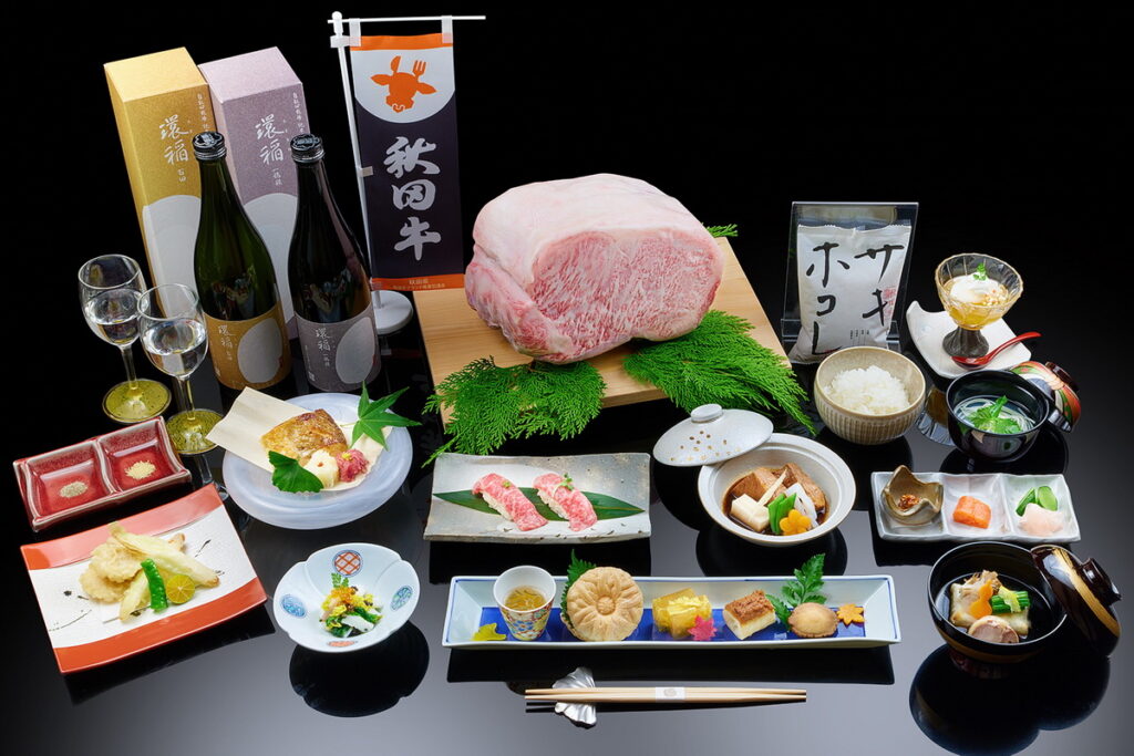 JR東日本大飯店台北HAYASE日本料理推「秋田縣美食祭」懷石料理套餐供應至11月30日，每客3,500元並另加10%服務費，呈獻精緻的9品料理。