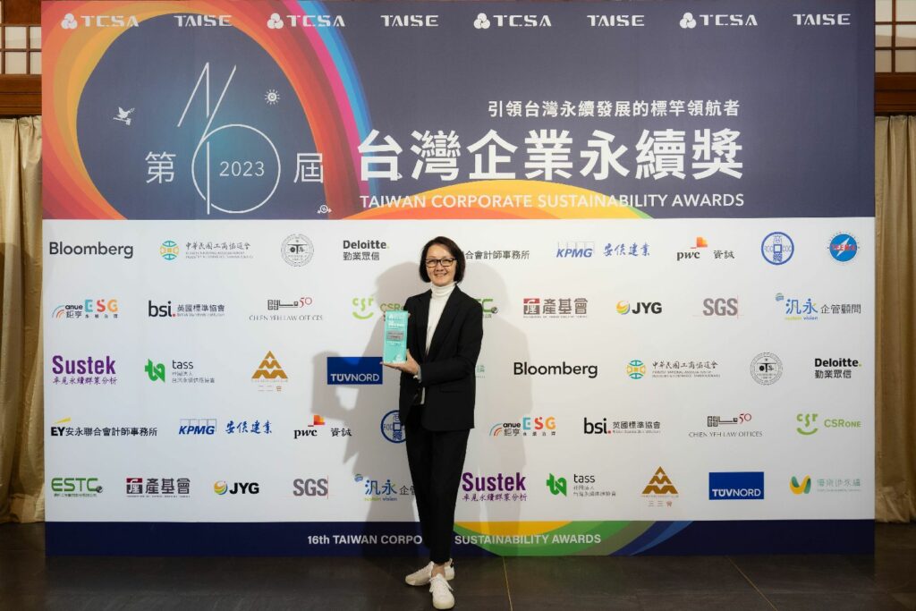 台灣世界展望會獲TSCA台灣企業永續獎，圖為會長李紹齡。(台灣世界展望會提供)