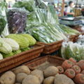 .花博農民市集每週由在地好農帶來產地直送的新鮮蔬菜