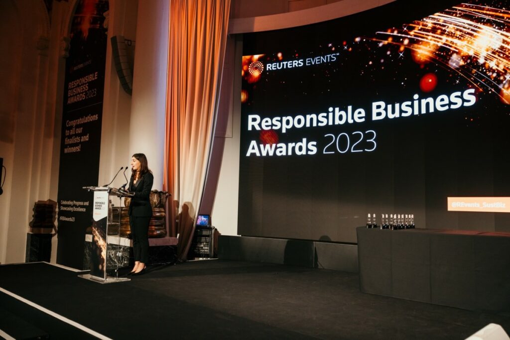 《路透社》頒布2023全球企業責任獎（Responsible-Business-Award）本屆高達700個入圍者，由25個國際評審選出15個類別獎項。（圖／路透社提供）