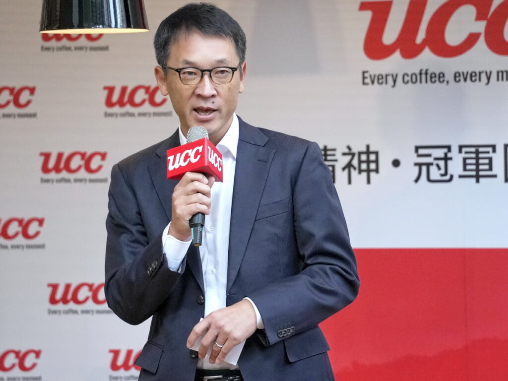 台灣UCC總經理糸山英二 (Itoyama Eiji)介紹UCC咖啡職人精神及冠軍團隊