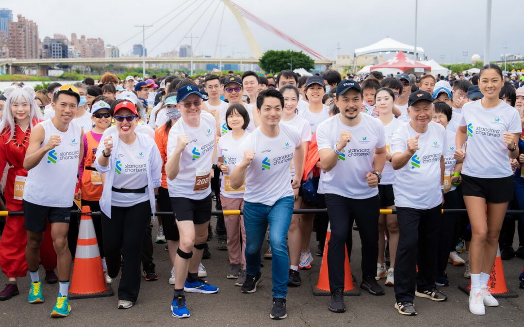 渣打臺北公益馬拉松盛大回歸 與2.5萬跑友開跑 蔣萬安市長親臨賽事為跑者加油