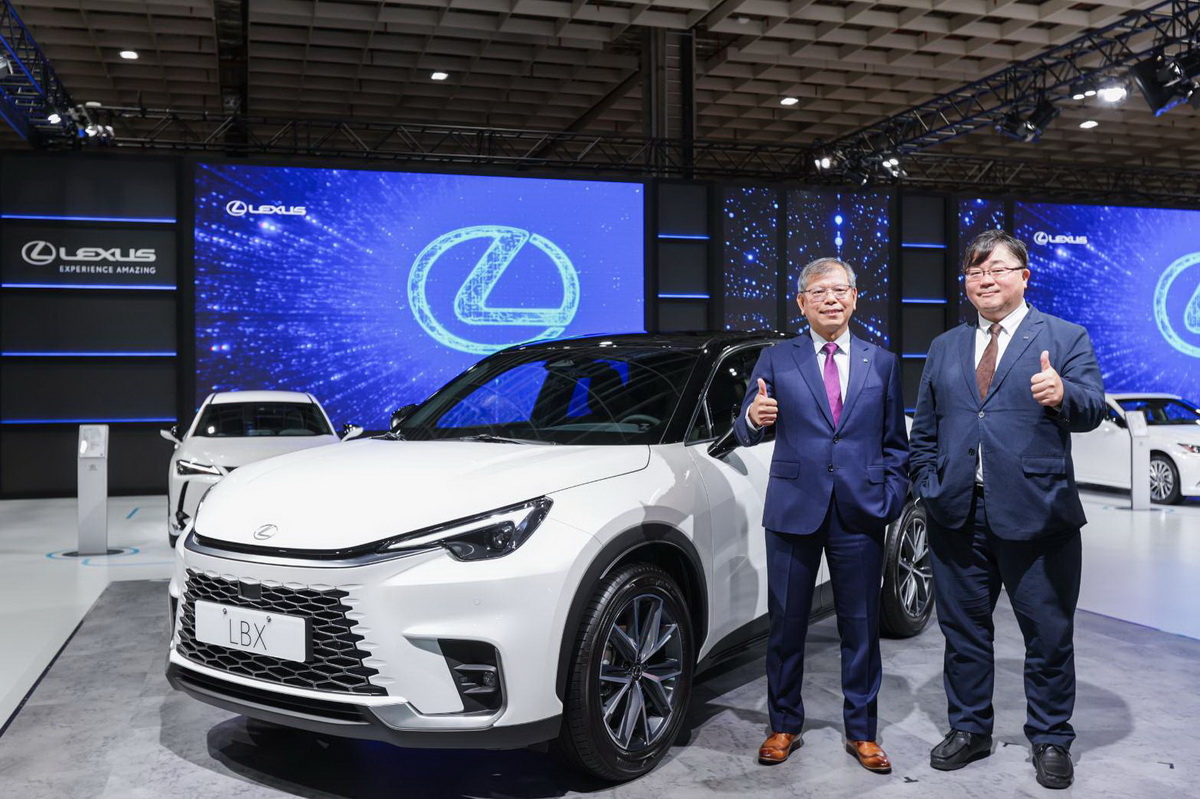 Lexus LBX於2024台北新車暨新能源特展期間亮相，12/28正式公布預接單價