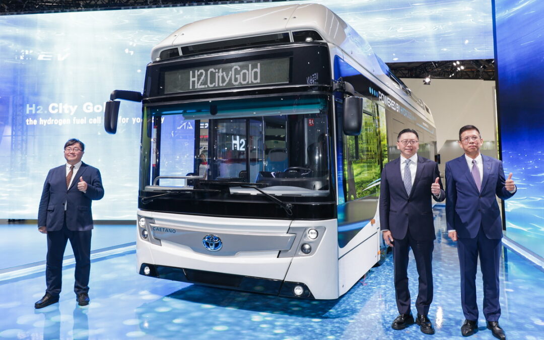 TOYOTA首款氫能巴士登台 ─H2 City Gold於2024台北車展首度亮相