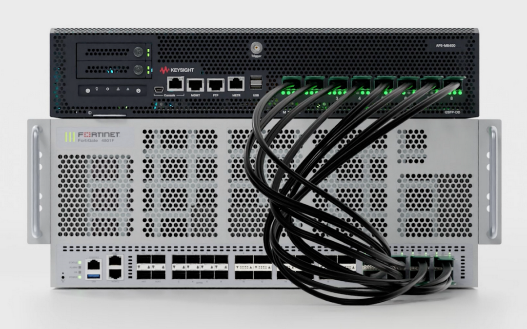 是德科技400GE網路安全測試平台獲Fortinet選用 以驗證超大規模DDoS防禦功能
