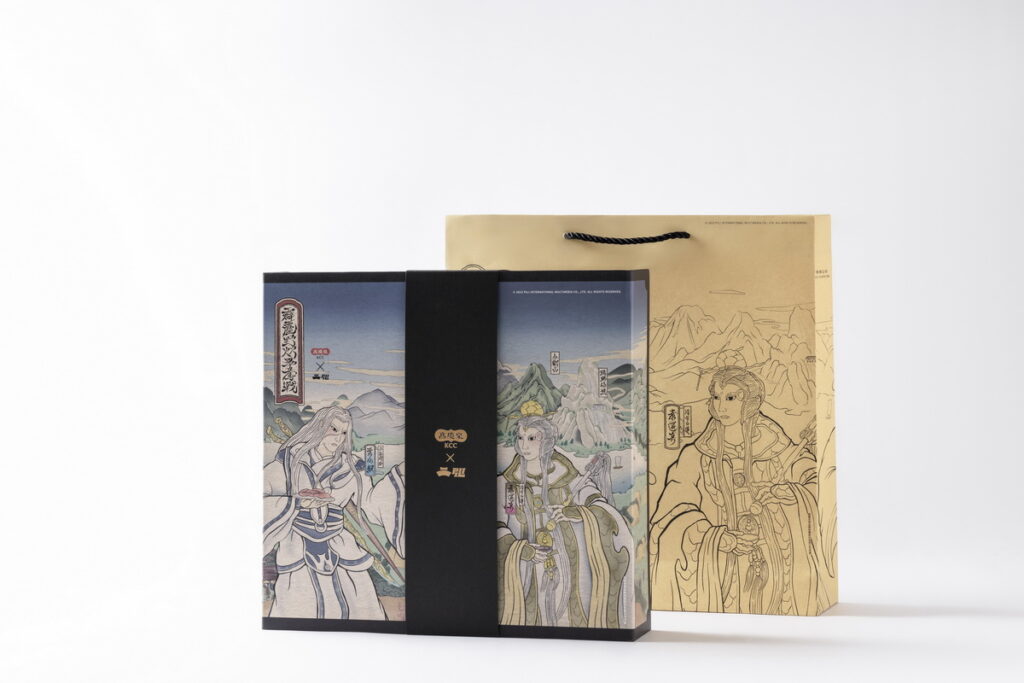 「高慶泉x霹靂浮世繪露營禮盒」連手提袋的圖樣都相當精緻