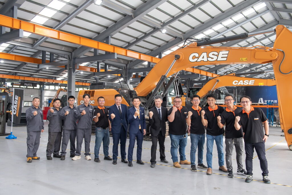 安東集團代理CASE超過35年，合作夥伴關係緊密，為臺灣CASE營建機具客戶提供更好的服